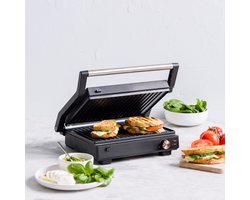 Contact Grill Switch - zwart- pfas vrij- tafelgrill - antiaanbaklaag