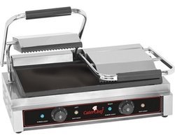 Contactgrill Duetto-Compact (Glad/Gegroefd) - CaterChef 688420 - Horeca