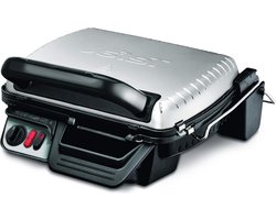 Contactgrill GC3060 - 3-in-1 dubbelzijdige grill - 2000 watt - Compact formaat - Zilver Contactgrill uitneembare platen