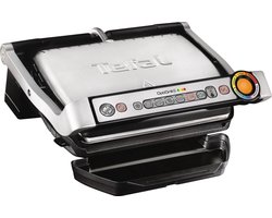 Contactgrill - Tosti IJzer - Panini Grill - Anti Aanbaklaag - 2000W - Titanium