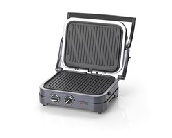 Cuisinart Griddle & Grill 3-in-1 Contactgrill GR47BE - Grill, BBQ en Panini - Plancha bakplaat - PFOA free coating - Anti-aanbaklaag - Tot 240°C