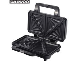 DAEWOO - Tosti apparaat - Tosti ijzer - Grill - Sandwich maker - 2 tosti's per baksessie