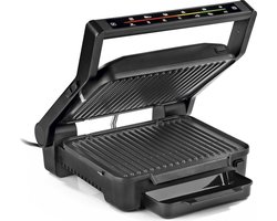 Digitale contactgrill - 6 grillprogramma's - 2000 W - touch-display - anti-aanbaklaag Contactgrill uitneembare platen