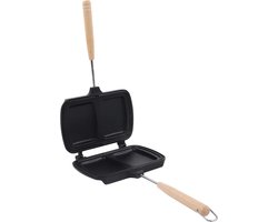 Dubbelzijdige Sandwich Maker - Compacte Gegrilde Kaas Maker - Nonstick Hot Panini Maker met Afneembare Handgrepen