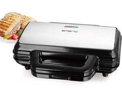 Emerio ST-127527.1 - Tosti-apparaat, BPA + PFAS-vrij, grote schelpvorm, 900 watt, ST-127527.1