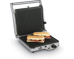 FRITEL Grill-Panini-BBQ GR 2275 - Tosti plaat & BBQ in 1 - 29x26cm - 2000W