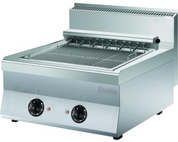 Geribbelde grill gietijzer 650, B800, TG - Bartscher 115141