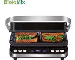 MDM -BIOLOMIX 2000W GRILL - DIGITALE IJZER EN PANINI PERS