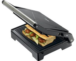 Melissa Panini en Contactgrill - Grillplaat met anti-aanbaklaag en Overhittingsbeveiliging - 1000W - 16240111 - Zwart