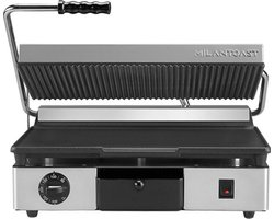 MilanToast Contactgrill Glad/Geribbeld 420077 - Horeca & Professioneel