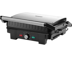 Monzana Contact Grill XXL - 180° Inklapbaar - BPA-vrij Anti-aanbak