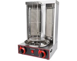 Mygroot - Shorma machine - Gas - Verticale - Grill Shoarma Machine - 3000W - Draaiende Döner - Kebab - Gyro - Grill Machine voor Commerciële en Thuis.