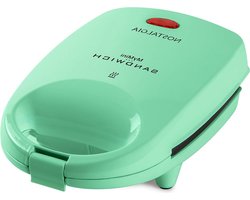 MyMini Personal Sandwich Maker voor Pizza Pockets - Quesadillas - Ontbijt - Paninis - Mini Mint Groen