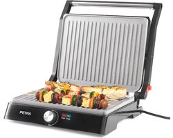 Petra contact gezondheidsgrill – paninimaker – tosti-ijzer – tosti-ijzer – antiaanbaklaag