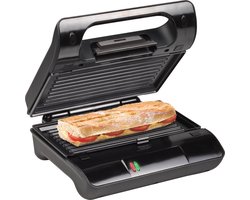 Princess Contactgrill Compact Flex 117001 – Tosti apparaat - Grill apparaat - Uitneembare platen - RVS design