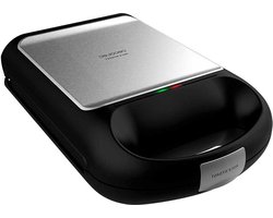 Rock'nToast Family Sandwich Maker - 1500 W - 4 sandwiches - antiaanbaklaag - snelle opwarming - gelijkmatig geroosterd - roestvrij staal