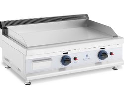 Royal Catering Bakplaat - Grillplaat - 74,5 x 40 cm - 2 x 3.100 W