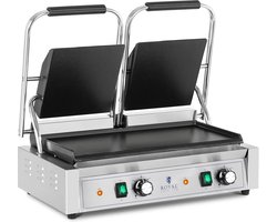 Royal Catering Dubbele contactgrill - Flat - Royal Catering - 3.600 W