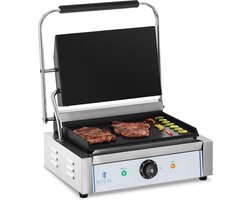 Royal Catering Dubbele contactgrill - glad - 2 x 2200 W