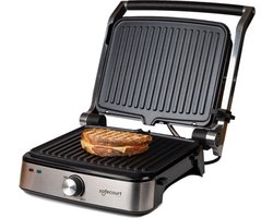 Safecourt Kitchen Contactgrill compact CG200 - Tosti apparaat - Grill apparaat - Uitneembare platen