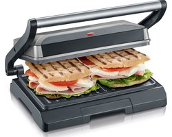 Severin KG 2394 – Contactgrill – Grijs/zwart