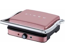 Sinbo Grill & Sandwichmaker - Roze - Contactgrill - Tosti Apparaat