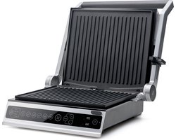 Solis Contactgrill Pro - Grill Apparaat met Verwisselbare Platen - 5 Grillprogramma's - Tosti Apparaat - Panini Grill - RVS