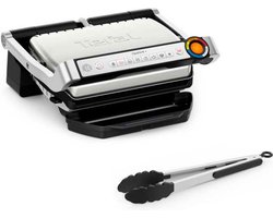 Tefal Optigrill+ GC718D10 - Contactgrill - 6 automatische programma’s - RVS - Inclusief tang - 2000W