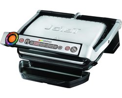 Wafel accessoire - Elektrische Binnengrill met Diktemeting - Gaarheidsindicator - 6 Automatische Programma's - Vaatwasmachinebestendige Onderdelen Contactgrill uitneembare platen