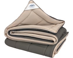 Ada Sleep dekbed - 140x200 cm - bruin/beige - all year - enkel - wasbaar - anti allergie - dekbed zonder overtrek - zomerdekbed & winterdekbed