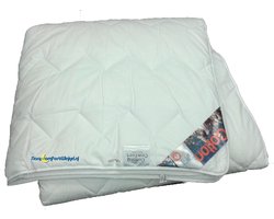 Cotton Comfort 4-Seizoenen Dekbed - 100% Katoen - Eenpersoons - 140x200 cm - Wit