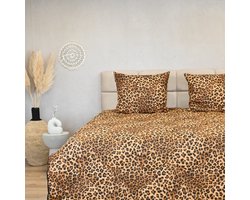 HappyBed All year dekbed enkel 140x200 - Eenpersoons - Wasbaar Dekbed Zonder Overtrek - Bedrukt Zonder Hoes - Hoesloos Dekbed met Print - Panter