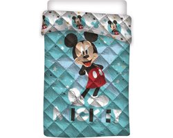 Mickey Mouse Dekbed zonder overtrek - Happy - 140x200 cm