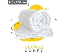 Sleep Comfy - Hotel Kwaliteit 4 Seizoenen Dekbed | 140x200 cm - 30 dagen Proefslapen - Anti Allergie Dekbed Met Twee Delen - 3 in 1 Dekbed - Comfort & Ademend - Eenpersoons Dekbed- Zomerdekbed & Winterdekbed