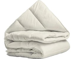 Sleeptime 2 in 1 Dekbed - Dekbed zonder Overtrek + Gratis Kussensloop- 140x200 - Creme