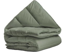 Sleeptime 2 in 1 Dekbed - Dekbed zonder Overtrek + Gratis Kussenslopen - 200x200 - Groen