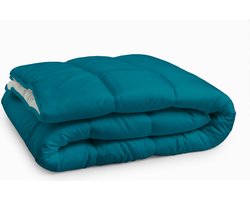 Sleeptime 2 in 1 Omkeerbare Dekbed - Dekbed zonder Overtrek - 200x200 - Grijs/Indigo