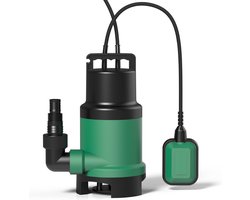 Dompelpomp Vuil Water en Schoon - Vlakzuigpomp 700W– Dweilpomp – Gemakkelijk en Praktisch – Waterpomp Elektrisch – Duurzaam – 14000L Per Uur - Groen