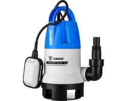 Dompelpomp Vuil Water en Schoon - Vlakzuigpomp 400W– Dweilpomp – Gemakkelijk en Praktisch – Waterpomp Elektrisch – Duurzaam en Professioneel – 8000L Per Uur - Blauw