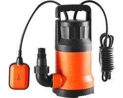 Dompelpomp Vuil Water - Vlakzuigpomp - Dweilpomp met ingebouwde vlotter - Vlakzuiger - Kelderwater - 9500 L/H - Oranje