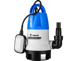 Intelectro Waterpomp - De Onmisbare Krachtpatser voor Efficiënte Waterafvoer! - 8000L/Uur - 10 Meter Lange Snoer - Ingebouwde Veiligheidsfuncties - Compact Ontwerp - Eenvoudig Gebruik - Blauw/Grijs - Levering Sneller dan Aangegeven!