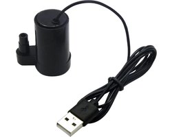 Mini Waterpomp Voor Aquariums - USB - 3-5V DC - Brushless - Zwart