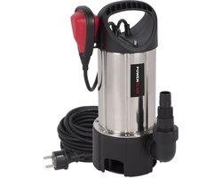 Powerplus POWEW67915 Dompelpomp/Waterpomp - 900W - 13000 l/h - Roestvrijstalenbehuizing - Voor schoon en vuil water - Incl. vlotter