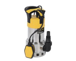 Powerplus POWXG9537 Dompelpomp/Waterpomp - 1100W - 15000l/h - Roestvrijstalenbehuizing - Voor schoon en vervuild water - Incl. vlotter