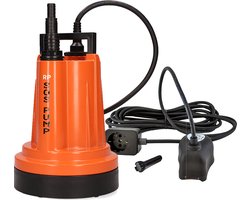 SOS PUMP Vlakzuigende Waterpomp met Vlotter - 290W - 5000 L/H - Inclusief Crab Vlotter Sensor met 5M Kabel - Voor Kelder, Vijvers, Platte Daken en Meer