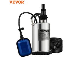 Vevor - Rioolwaterpomp - Dompelpomp - Schone Waterpomp - Water wegpompen - 550W - Zwembaden - Kelders - Bubbelbad - Weiland - Vijver