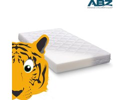 ABZ kindermatras Tijger 90x200 HR40 koudschuim