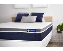 Actilatex confort matras 90x210cm , Latex en traagschuim , Vrij stevig, 7 comfortzones