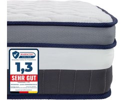 Arensberger ALESSIA Pocketvering Matras - 25 cm Hoog - Ergonomisch Comfort met Pocketveren voor Optimale Ondersteuning en Slaapkwaliteit