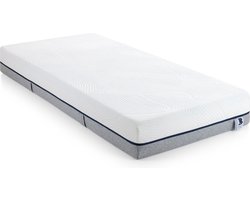 B Bright Pocketveermatras Silver 200, 300 en 400 - 90 x 200 cm